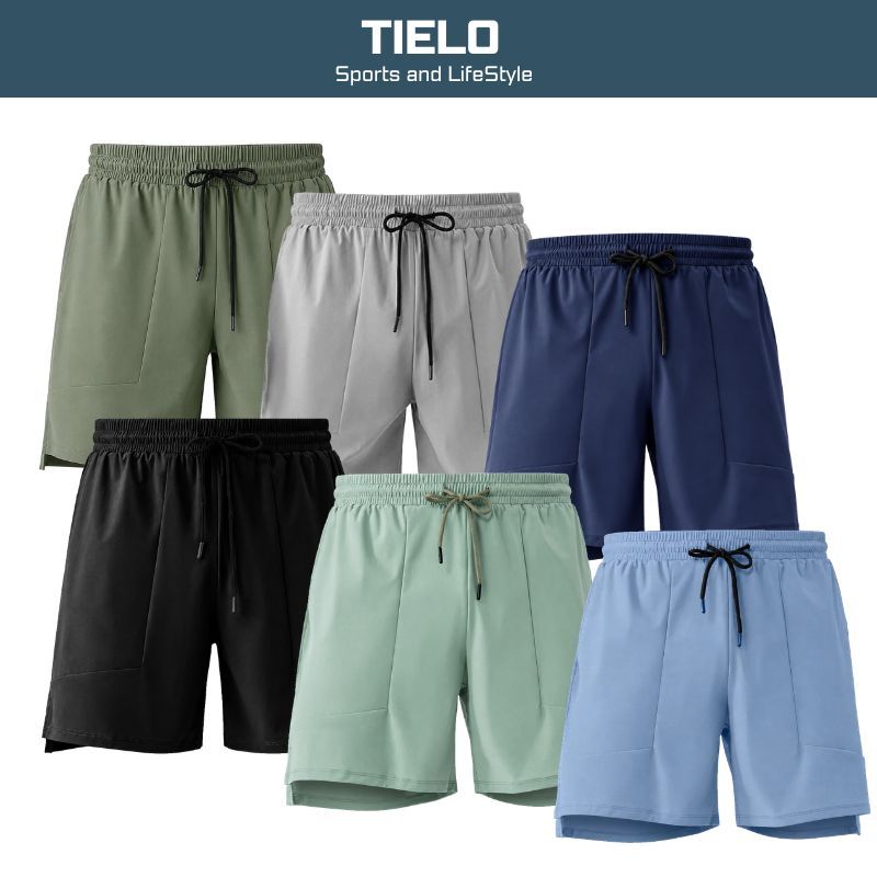 ACTIVE Short TIELO – Quần thể thao nam , Thoáng Khí, Co Giãn, Chạy bộ , Pickleball , Gym