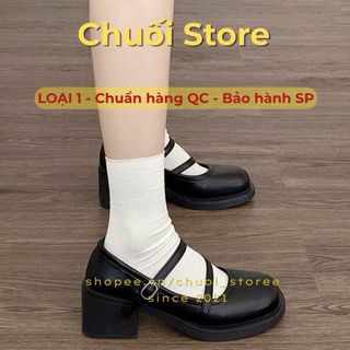 Giày lolita nữ da PU tổng hợp dệt vải đế cao su tinh tế nữ tính nhẹ nhàng ôm chân vừa vặn