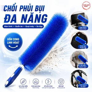Chổi phủi bụi màn hình, quần áo, chổi vệ sinh quạt, cọ rửa xe máy xe đạp