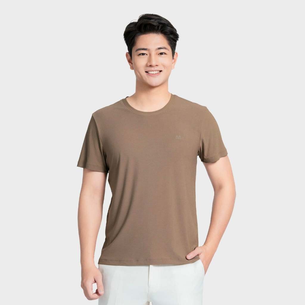 Áo Thun Tshirt Nam Ngắn Tay INSIDEMEN Chất Thun Mát Thấm Hút Tốt Thể Thao, Co Giãn ITS111AS0