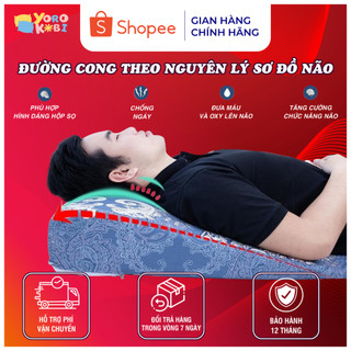 [HOẢ TỐC 4H] Gối Chống Trào Ngược Dạ Dày Người Lớn Yorokobi Chính Hãng Duy Nhất Tích Hợp Thoái Hoá Đốt Sống Cổ