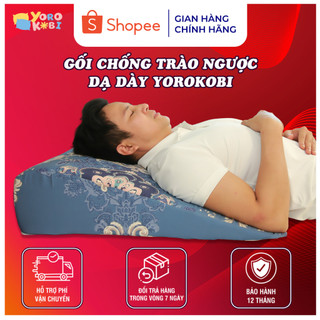 [HOẢ TỐC 4H] Gối Chống Trào Ngược Dạ Dày Người Lớn Yorokobi Chính Hãng Duy Nhất Tích Hợp Thoái Hoá Đốt Sống Cổ