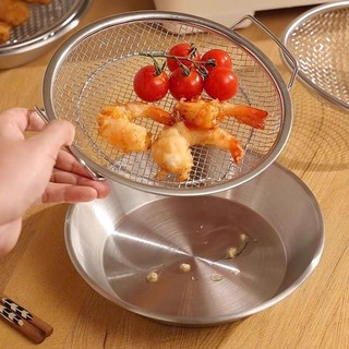 Set Khay Inox 304 Kèm Vỉ Lưới Lọc Dầu, Chống Dính, Dễ Vệ Sinh, Bền Bỉ