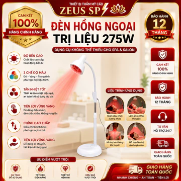 Đèn Hồng Ngoại 275W Sưởi Ấm, Tri Liêu Xương Khướp | đèn để bàn thông tắc tia sữa