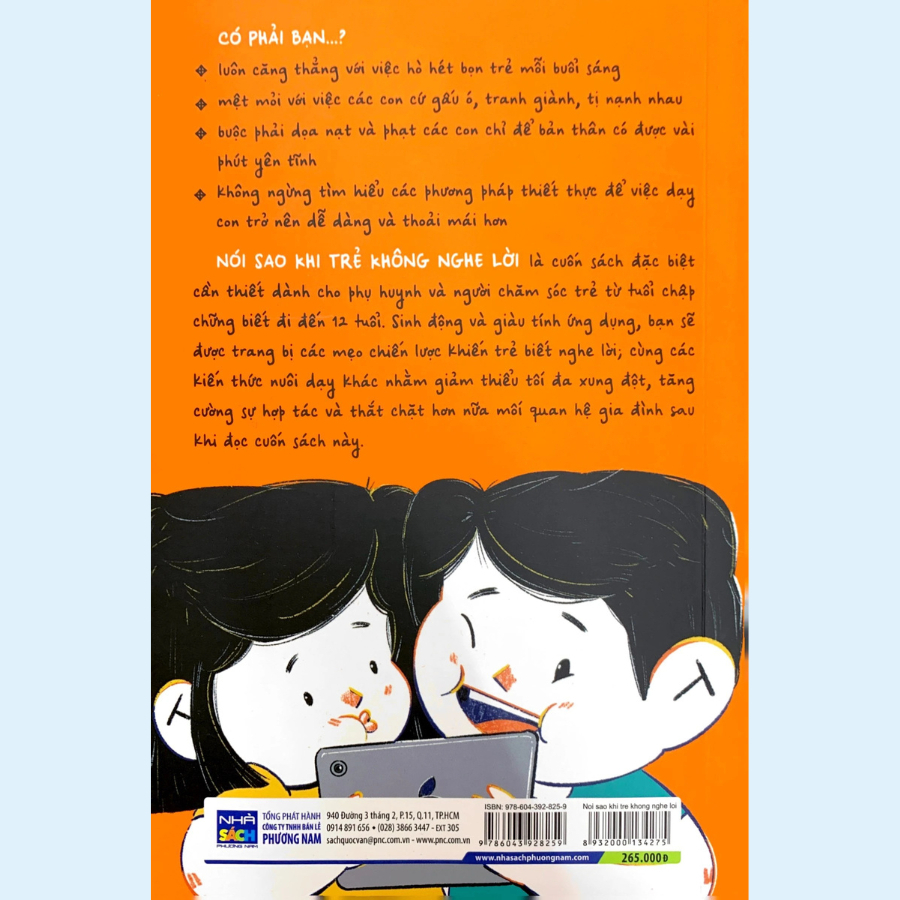 Sách - Nói Sao Khi Trẻ Không Nghe Lời - PNB