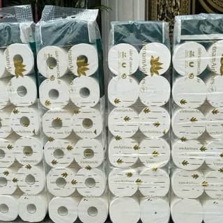Giấy Vệ Sinh 12 Cuộn Tặng 1 Bịch Giấy Rút 400 Tờ Home Max, Giấy Cuộn Lớn Mềm Mịn Thấm Hút Tốt Gia Đình