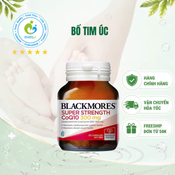 Viên uống bổ tim (30v) hỗ trợ sức khỏe tim mạch cho người lớn từ 18 tuổi trở lên Blackmores CoQ10 150mg, Úc