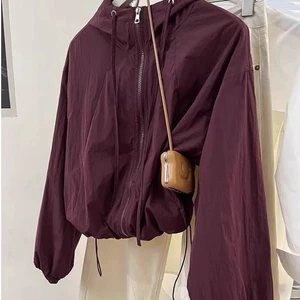 Áo Khoác Gió 2 Lớp Có Mũ Form Rộng Unisex – Lót Lụa Mịn, Chống Gió, Mặc Đi Học Đi Chơi T4.