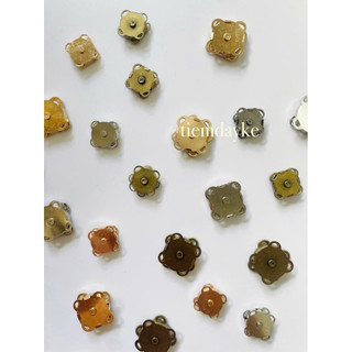 Nút hít dạng khâu nút nam châm handmade