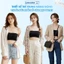 Set 3 Áo Ống Học Sinh Nữ Không Mút Ngực, Áo Quây Ngang Cotton Thoáng Mát ZANABRA B0123