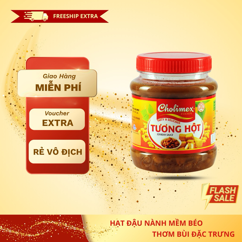 Tương hột Cholimex hũ pet 250g, chay mặn đều dùng được