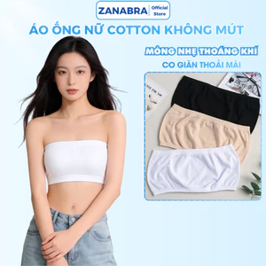 Áo Ống Nữ Sinh Không Mút, Áo Bra Nữ Cotton Co Dãn ZANABRA B0123