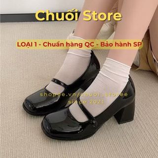 Giày cao gót nữ da PU tổng hợp dệt vải đế cao su dễ thương dịu dàng nữ tính nhẹ nhàng
