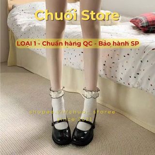 Giày cao gót nữ da PU tổng hợp dệt vải đế cao su dễ thương dịu dàng nữ tính nhẹ nhàng