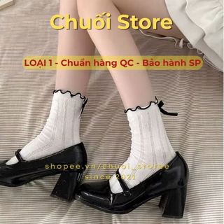 Giày cao gót nữ da PU tổng hợp dệt vải đế cao su thanh lịch sang trọng cao cấp thời trang
