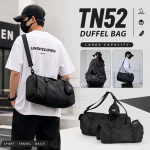 TN52 Túi Trống Đeo Chéo Chống Nước Unisex Size Lớn/Nhỏ – Túi Du Lịch, Túi Thể Thao Gym, Đựng Đồ Đi Chơi Có Nhiều Ngăn