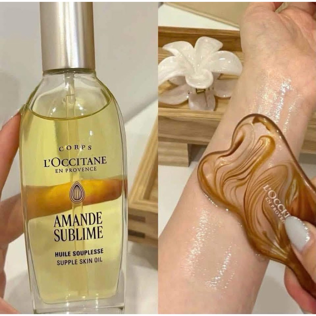 Dầu Dưỡng Hạnh Nhân LOCCI Amande Supple Skin Oil 100ml - Mẫu mới