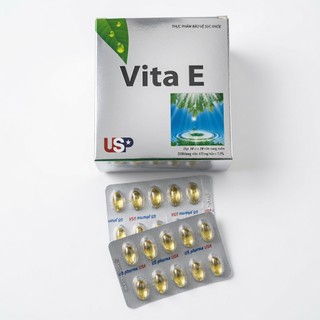 Vitamin E US Pharma USA Hộp 100 Viên – Bổ Sung Vitamin E, Chống Lão Hóa