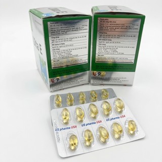 Vitamin E US Pharma USA Hộp 100 Viên – Bổ Sung Vitamin E, Chống Lão Hóa