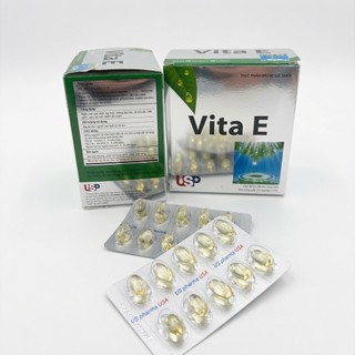 Vitamin E US Pharma USA Hộp 100 Viên – Bổ Sung Vitamin E, Chống Lão Hóa