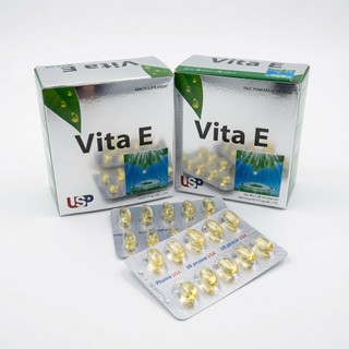 Vitamin E US Pharma USA Hộp 100 Viên – Bổ Sung Vitamin E, Chống Lão Hóa