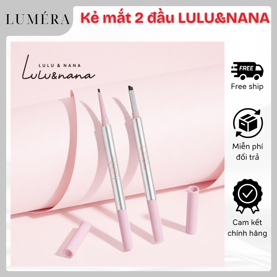 Bút Kẻ Mắt Dạng Gel Lulu&Nana Bút Kẻ Mắt 2 Đầu Siêu Mịn Đa Năng Chống Thấm Nước Nhanh Khô 10g