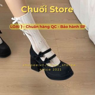 Giày cao gót nữ da PU tổng hợp dệt vải đế cao su thanh lịch nữ tính dịu dàng tinh tế