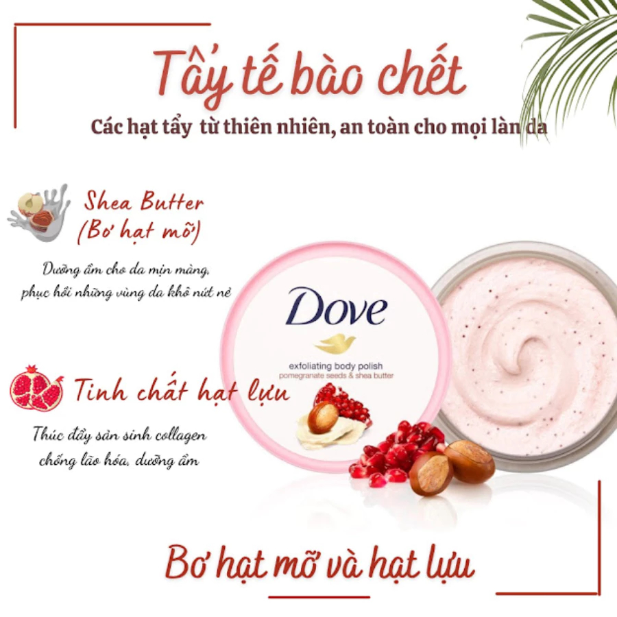 Tẩy Tế Bào Chết Toàn Thân DOVE Exfoliating Body Polish  - Ever Queen