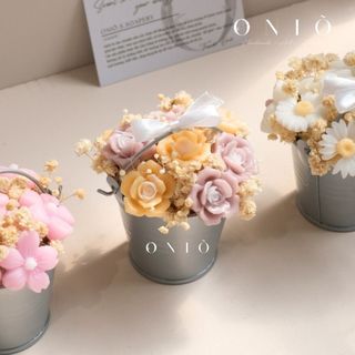 Hoa sáp thơm tone màu ngẫu nhiên, Quà tặng sinh nhật, quà tặng tốt nghiệp - Little Garden - ONIÕ