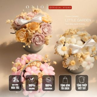 Hoa sáp thơm tone màu ngẫu nhiên, Quà tặng sinh nhật, quà tặng tốt nghiệp - Little Garden - ONIÕ