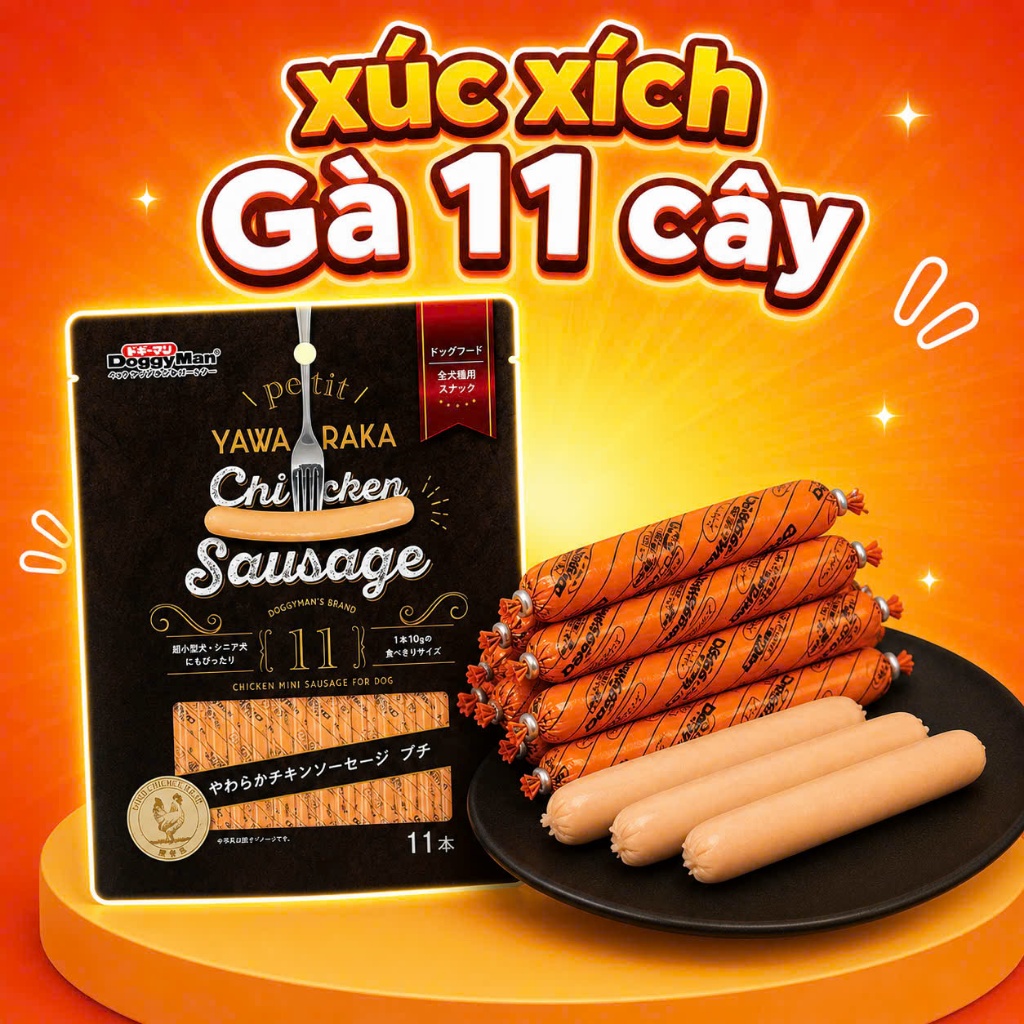 Xúc Xích Dinh Dưỡng Cho Chó DoggyMan