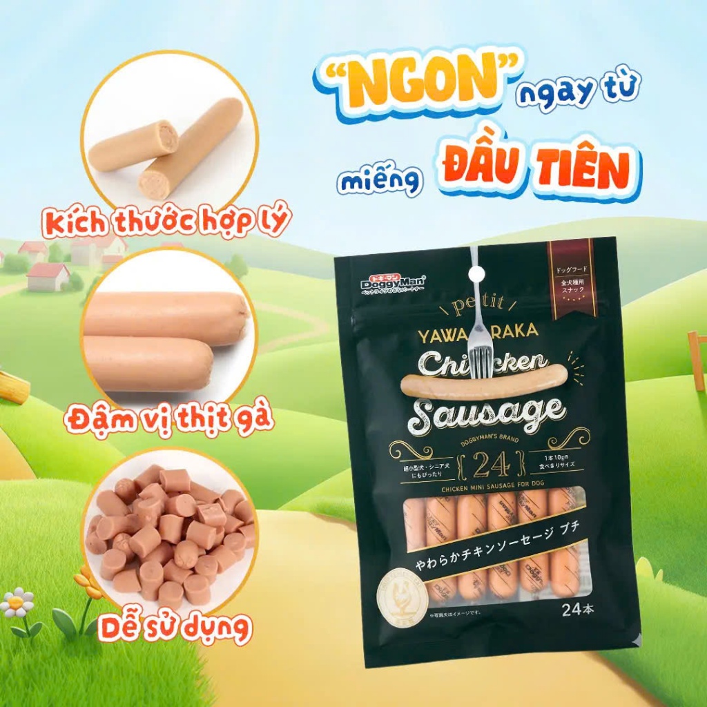 Xúc Xích Dinh Dưỡng Cho Chó DoggyMan