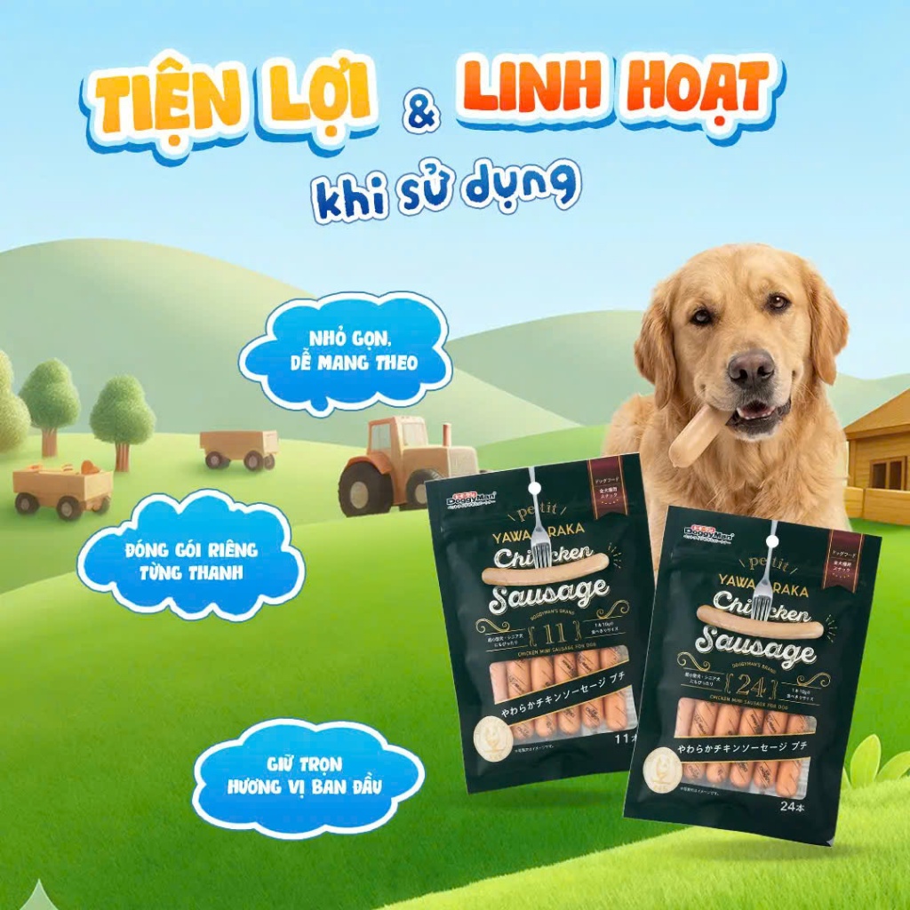 Xúc Xích Dinh Dưỡng Cho Chó DoggyMan