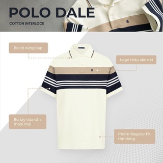 [NEW T6] Áo polo nam cao cấp DALE, vải cá sấu cotton interlock, thanh lịch - POLOMANOR