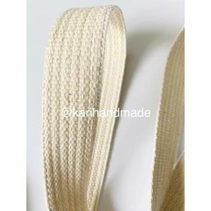 2 mét dây đai cotton 3cm làm quai túi tote balo