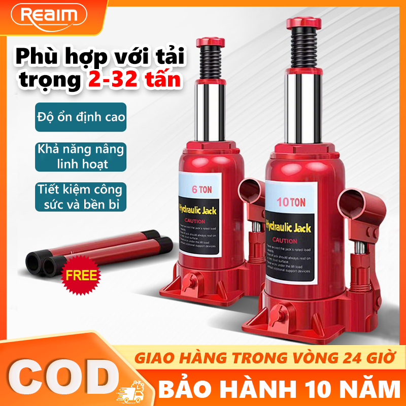 Kích Thuỷ Lực Loại Tốt ( Kích Ô tô Con Đội Thuỷ Lực ) Kích thủy lực - Con đội thủy lực 2/3/5/8/10/16/20/32 TẤN