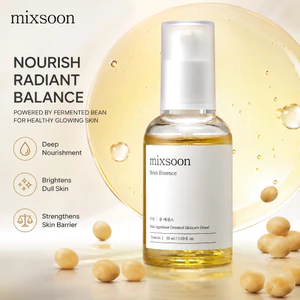 Tinh Chất Mixsoon Bean Essence Serum 50ml Đậu Nành Lên Men Giúp Dưỡng Ẩm Chuyên Sâu Hỗ Trợ Giảm Mụn Đầu Đen