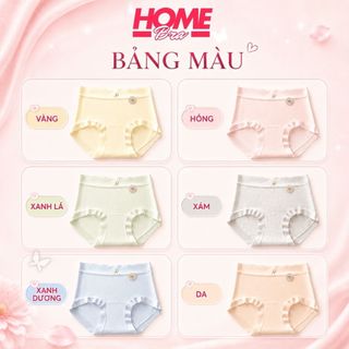 [HÀNG MỚI VỀ] Quần Lót Cotton Cạp Cao Ôm Mông Êm Ái, Quần Chip Nữ Đáy Kháng Khuẩn HOMEBRA L6017