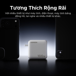 Bộ sạc nhanh 5 cổng USB Type-C UGREEN 100W (USB-C * 4 / USB-A * 1)