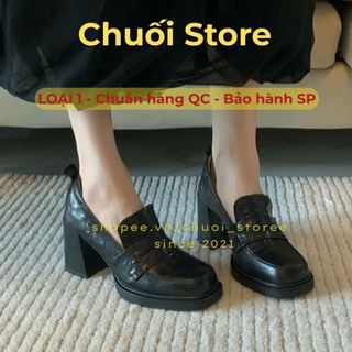 Giày oxford nữ da PU tổng hợp dệt vải đế cao su tinh tế sang chảnh quý phái nữ tính