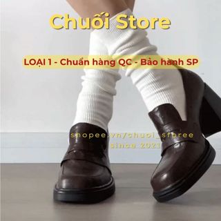 Giày oxford nữ da PU tổng hợp dệt vải đế cao su xinh xắn đáng yêu thuận tiện dễ mang