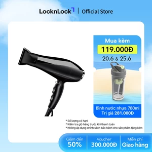 Máy sấy tóc Lock&Lock màu đen 220-240V ENA146BLK