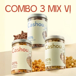 Combo 3 Hộp Hạt Điều Nguyên Hạt Cashou – Hạt Điều Bình Phước Giòn Bùi, Giàu Dinh Dưỡng