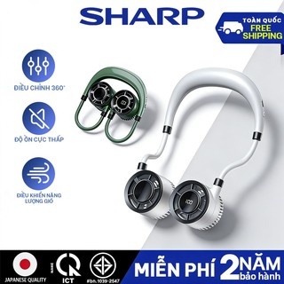 BH 24 Tháng/Quạt đeo cổ LED Màn hình hiển thị công suất/Thời lượng pin dài Giờ Nước IP68, Cổng Sạc Type-C