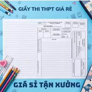 Set 500 tờ giấy thi A3 chuẩn mẫu sở GD&ĐT