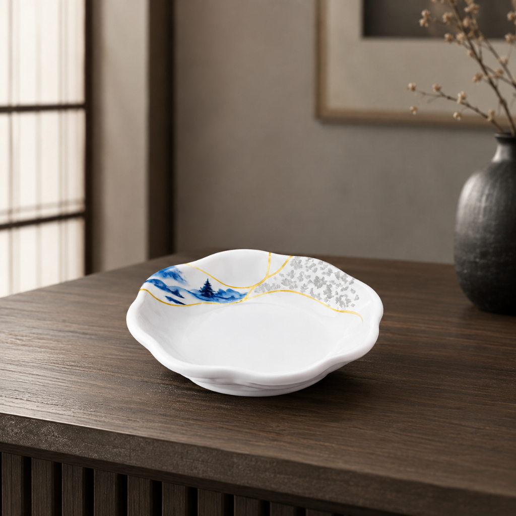 ĐĨA  313-6 MELAMINE A8 CAO CẤP – PHONG CÁCH PHƯƠNG ĐÔNG SANG TRỌNG