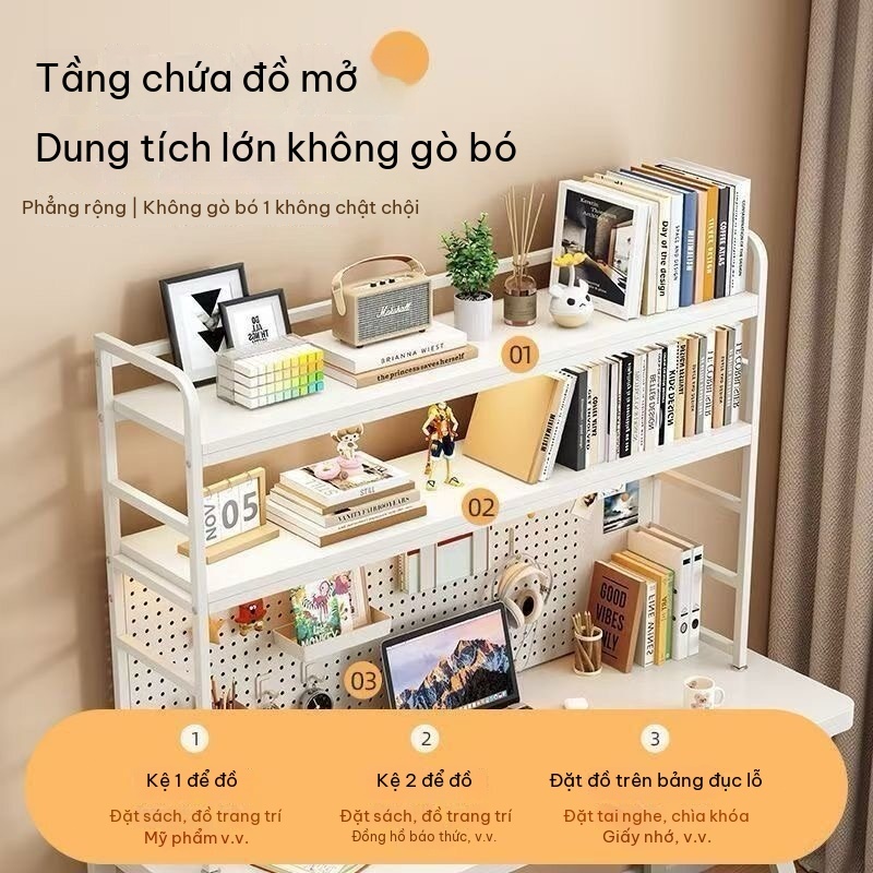 kệ để bàn Kệ Pegboard Treo Tường Đa Năng Tấm Lưới Đục Lỗ Đa Kích Cỡ Kệ Để Đồ Vách Ngăn Gắn Tường Cho Phòng Gaming Ký Túc