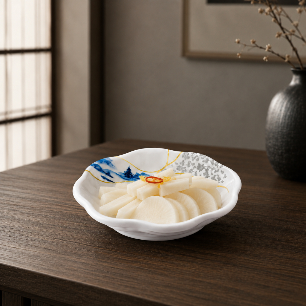 ĐĨA  313-6 MELAMINE A8 CAO CẤP – PHONG CÁCH PHƯƠNG ĐÔNG SANG TRỌNG