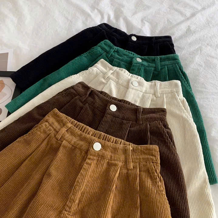 Quần Short Nữ Gân Nhung Mẫu Mới Vải Đẹp Cao Cấp Mặc Xinh Tôn Dáng m67