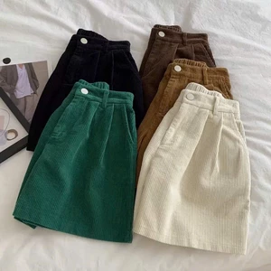 Quần Short Nữ Gân Nhung Mẫu Mới Vải Đẹp Cao Cấp Mặc Xinh Tôn Dáng m67